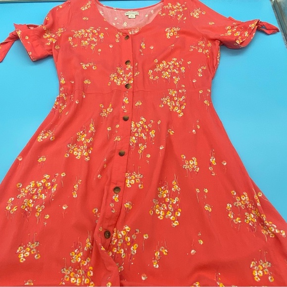 Peyton & Parker Women’s Short Sleeve Floral Button Down Maxi Dress Size XL - Picture 1 of 10